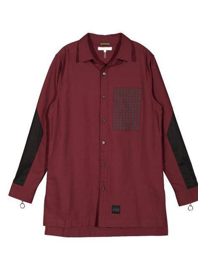 Konus Men's Oversized Button Up Shirt With Houndstooth Print product