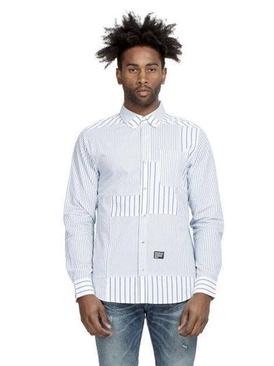 Konus Men's Patched Long Sleeve Button Down Shirt product