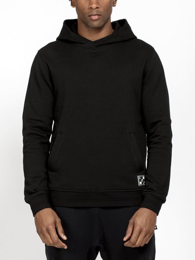 Konus  Men's Pull Over Hoodie With Screen Print Back In Black product