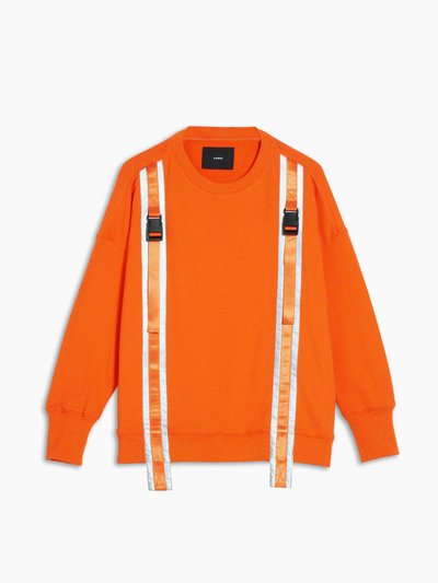 Konus Men's Reflective Tape Sweatshirt In Orange product