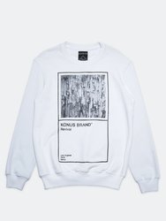 Men's 'Revival' Crewneck Sweatshirt In White - White