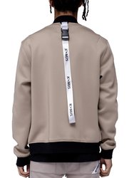 Men's Scuba Bomber Jacket In Taupe