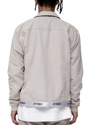 Men's Short Jacket With Tape on Waistband