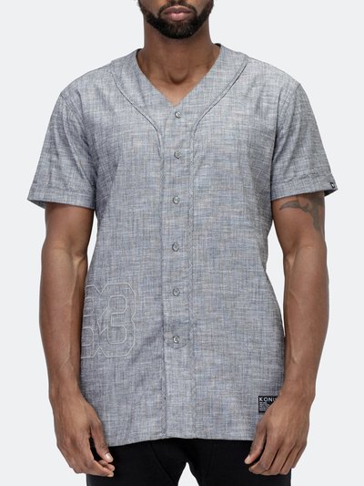 Konus Men's Short Sleeve Baseball Shirt - Charcoal product