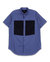 Men's Short Sleeve Button Up In Cobalt