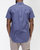 Men's Short Sleeve Button Up In Cobalt