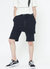 Men's Skirted Shorts In Black - Black