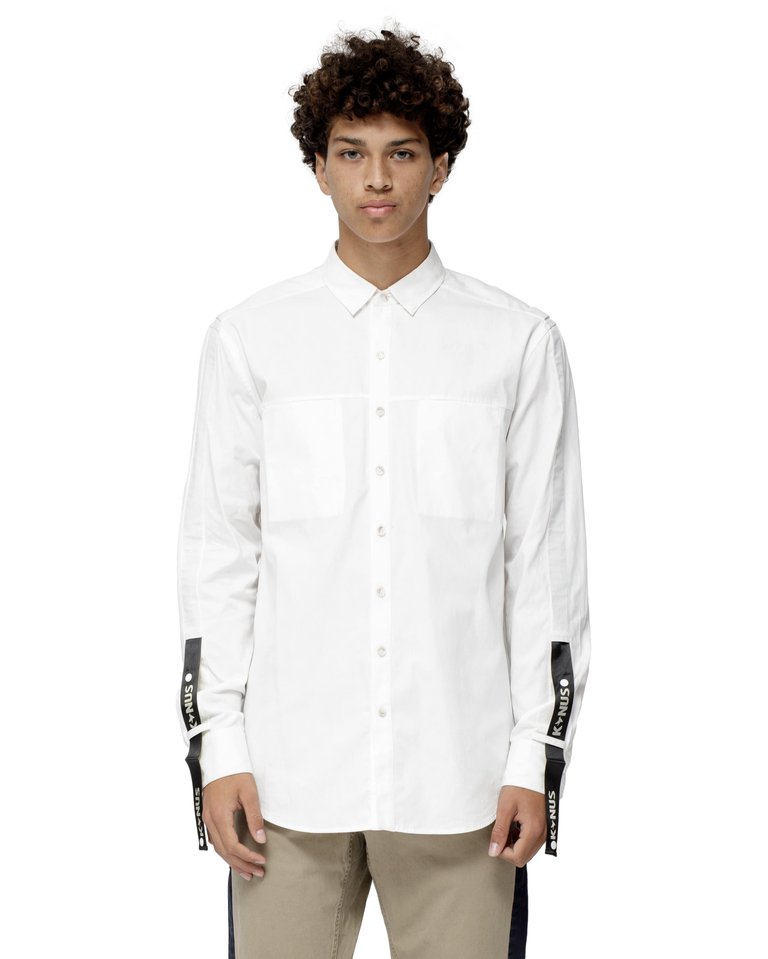 Men's Slauson Button Down Shirt In White - White