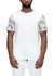 Men's Sleeve Contrast T-shirt - White