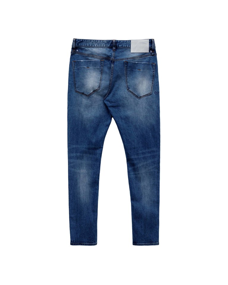 Men's Slim Basic Blue Denim