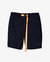 Men's Stretch Twill Shorts With Nylon Tape Closure In Navy - Navy