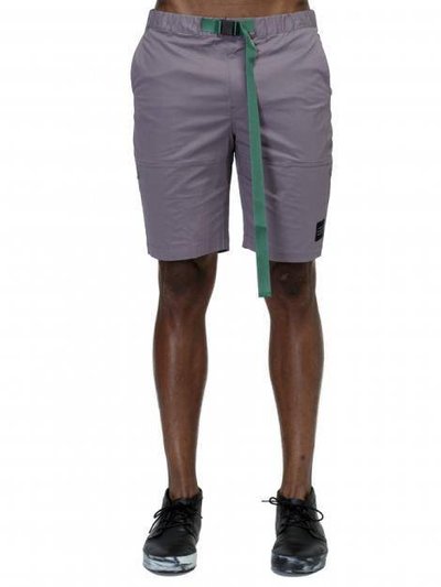 Konus Men's Stretch Twill Shorts With Nylon Tape Closure In Purple product