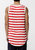 Men's Stripe Tank Top In Red