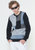 Men's Sweatshirt With Panelling In Black