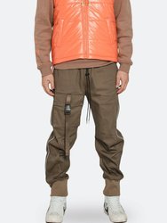 Men's Tactical Strap Cargo Joggers - Tobacco - Tobacco