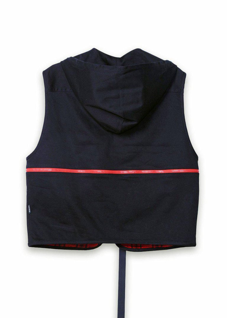 Men's Utility Fashion Vest - Black