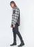 Men's Wool Blend Shirt Jacket In Gray