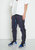 Men's Woven Jogger with Tape - Navy