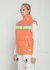 Men's Zip-Up Puffer Vest In Orange