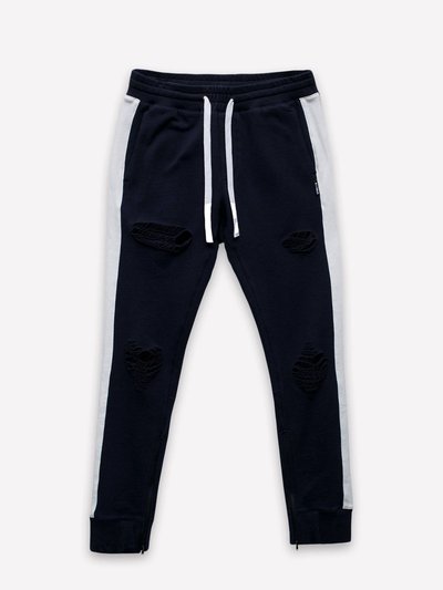 Konus Side Strip French Terry Joggers In Navy product