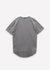 T-Shirt With Curved Hem - Taupe