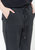 Track Pants With Pin Tuck Details in Black