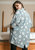 Unisex Floral Kimono Shirt In Blue