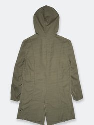 Unisex Hooded Fishtail Jacket