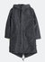 Unisex Vector Printed Hooded Jacket In Black