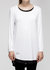 Women's 3/4 Sleeve Tee With Layering Detail - White
