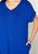 Women's Round Neck T-Shirt Dress With Pocket