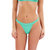 Solid Ribbed Triangle Bikini Bottom In Mint - Mint