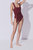 Chikyu Belted One-Piece - Burgundy - Burgundy