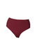 Kumanomi High Waist Bottom - Burgundy