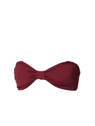 Nikko Bandeau Top - Burgundy