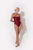 Zabel Tube One Piece - Burgundy - Burgundy