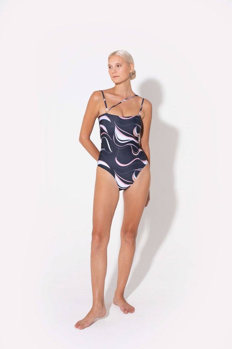 Zabel Tube One Piece - Coral Print