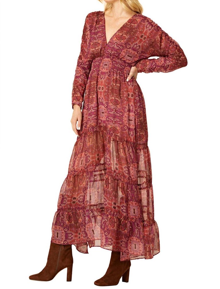 Angeles Anouska Dress In Septima Tapestry