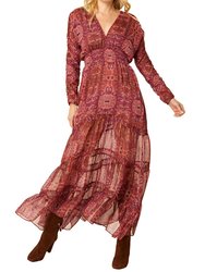 Angeles Anouska Dress In Septima Tapestry - Septima Tapestry