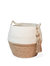 Agora Jar Basket - Natural, White