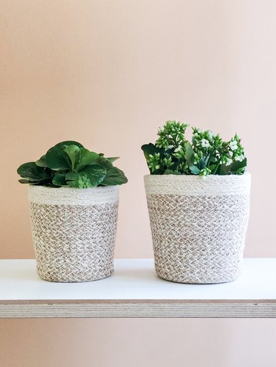 KORISSA Agora Plant Basket - White product