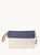 Block A Clutch - Blue - Pink-White, Gray-White, Blue-White