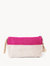 Block A Clutch - Pink - Pink-White, Gray-White, Blue-White