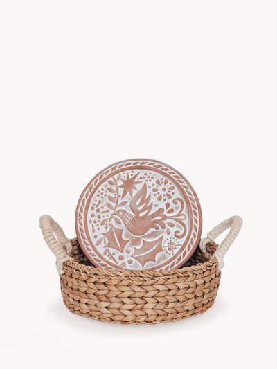 KORISSA Bread Warmer & Basket - Bird Round product