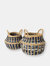 Daya Denim Foldable Basket (Set of 2)