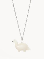 Dino Tagua Necklace - Brachio - White