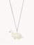 Dino Tagua Necklace - Brachio - White