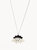 Dino Tagua Necklace - Stego - White with Black