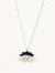 Dino Tagua Necklace - Stego - White with Black