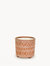 Hand Etched Terracotta Garden Pot Candle